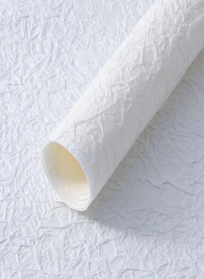 BBJ WRAPS Handmade Textured Flower Wrapping Paper, Micro-Waterproof Floral Bouquet Wrapping Paper, Ideal Thick Flower Paper for Bouquets Floral Arrangements, 5 Sheets, 22.8 × 22.8 Inch - Image 1